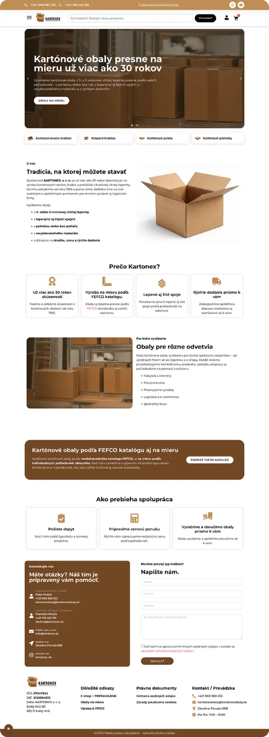 Kartonex web
