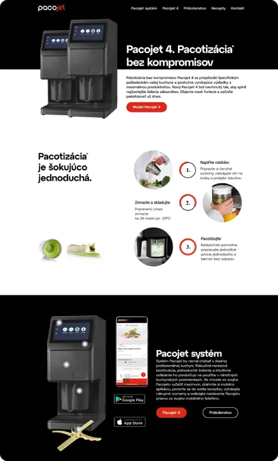 Pacojet web