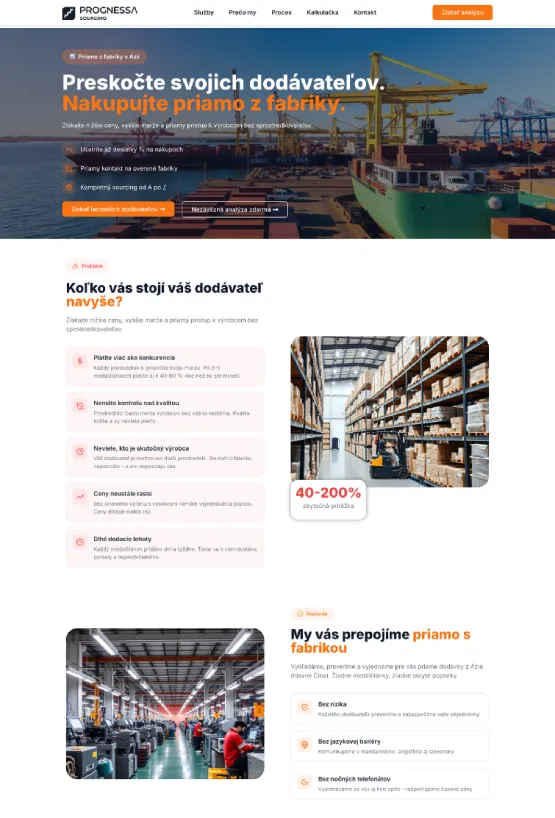 Prognessa Sourcing web